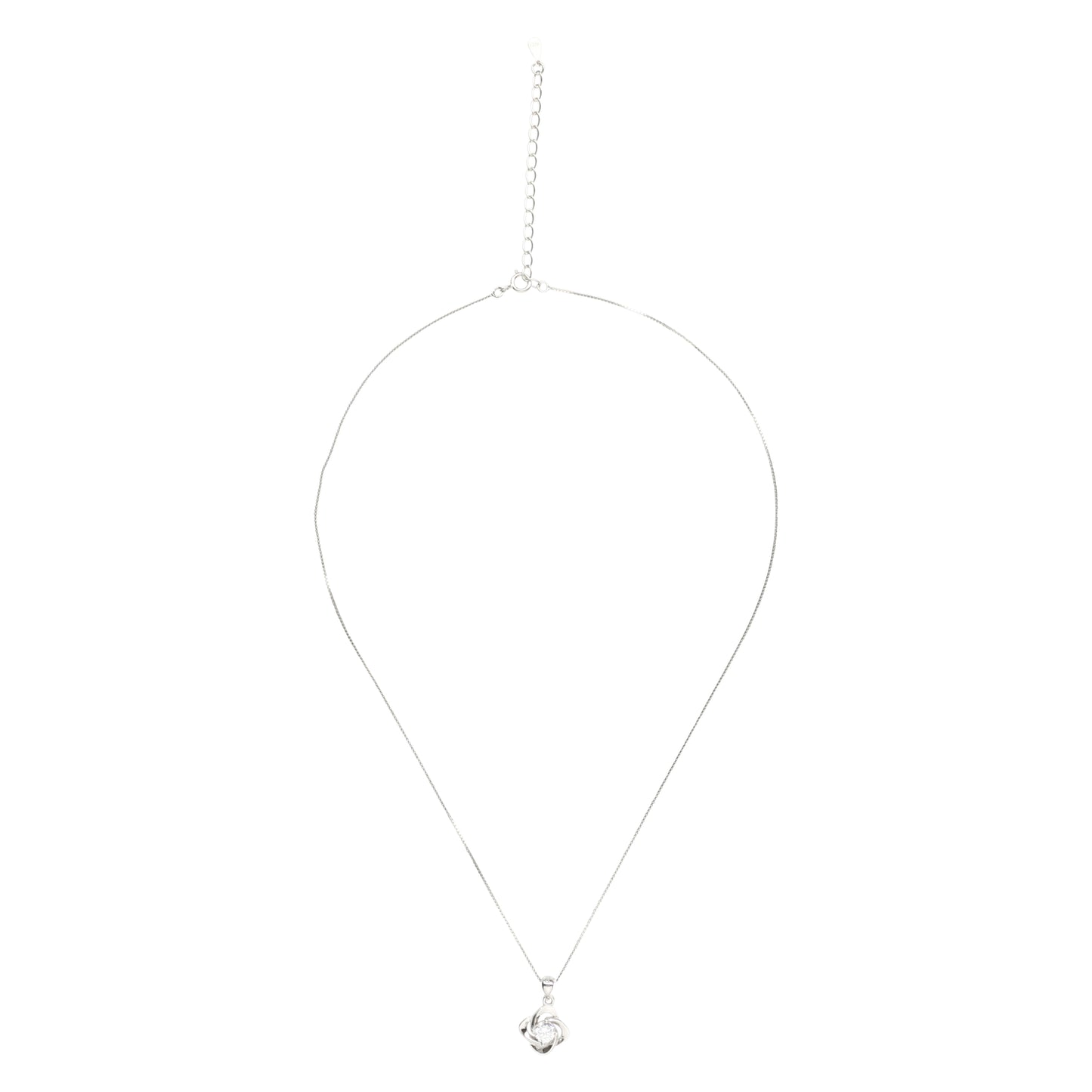 Sterling Silver Love Knot Pendant